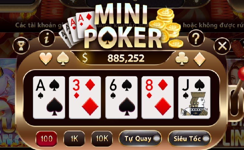 Hướng dẫn quy luật Mini Poker tại Sunwin