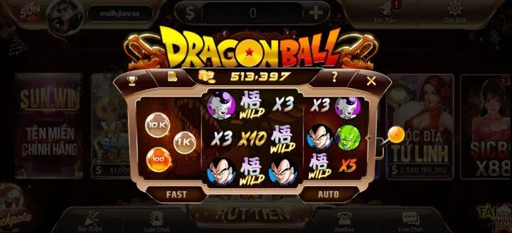 Ưu điểm nổi bật của game Dragon ball Sunwin