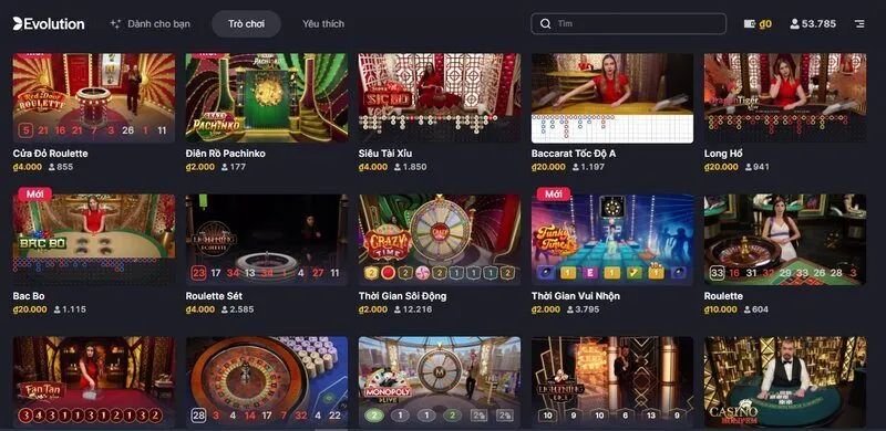 Review sảnh chơi Live casino Sunwin hấp dẫn