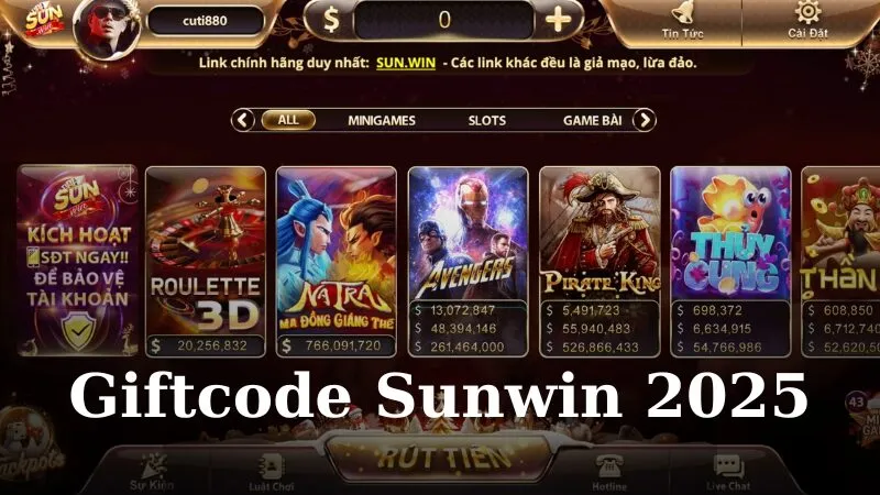 Tổng hợp giftcode Sunwin 2025